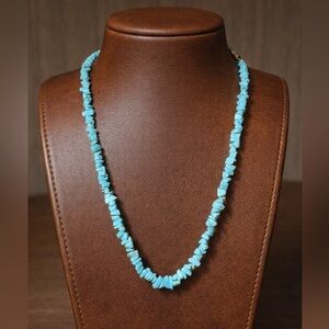 Vintage Turquoise Beaded Necklace